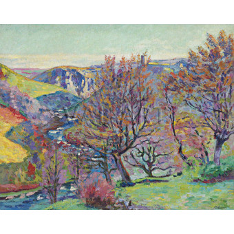 РЕПРОДУКЦИИ НА КАРТИНИ Долината Седел, Крозан (1898)